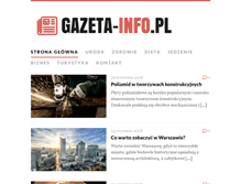 Tablet Screenshot of gazeta-info.pl